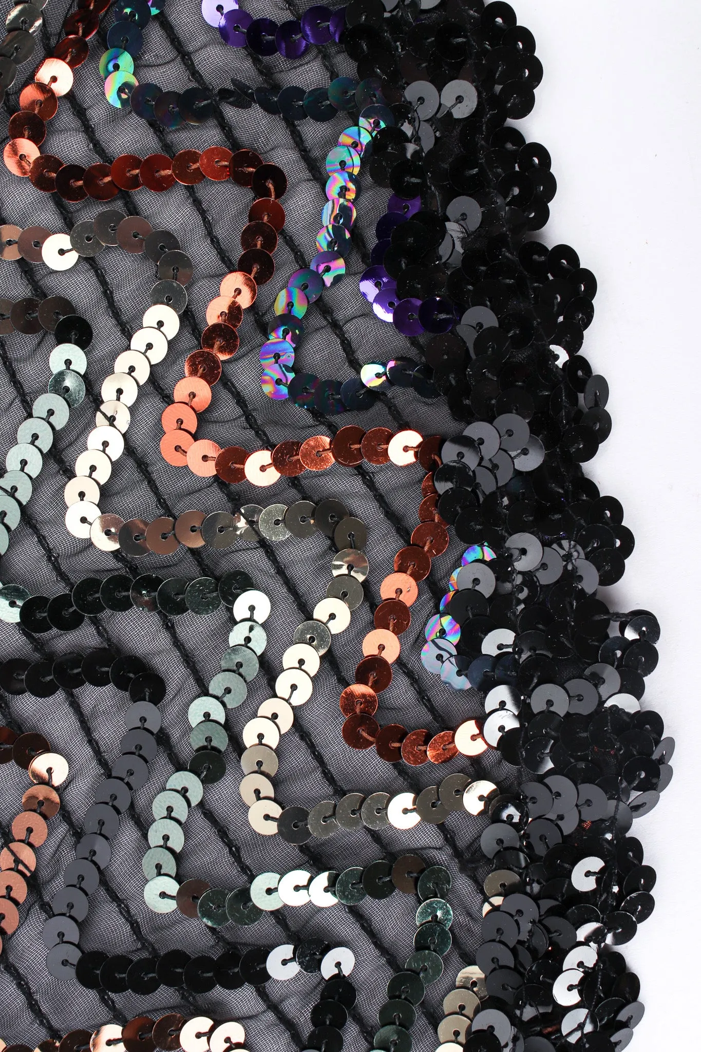 Swirl Sequin Sheer Jacket