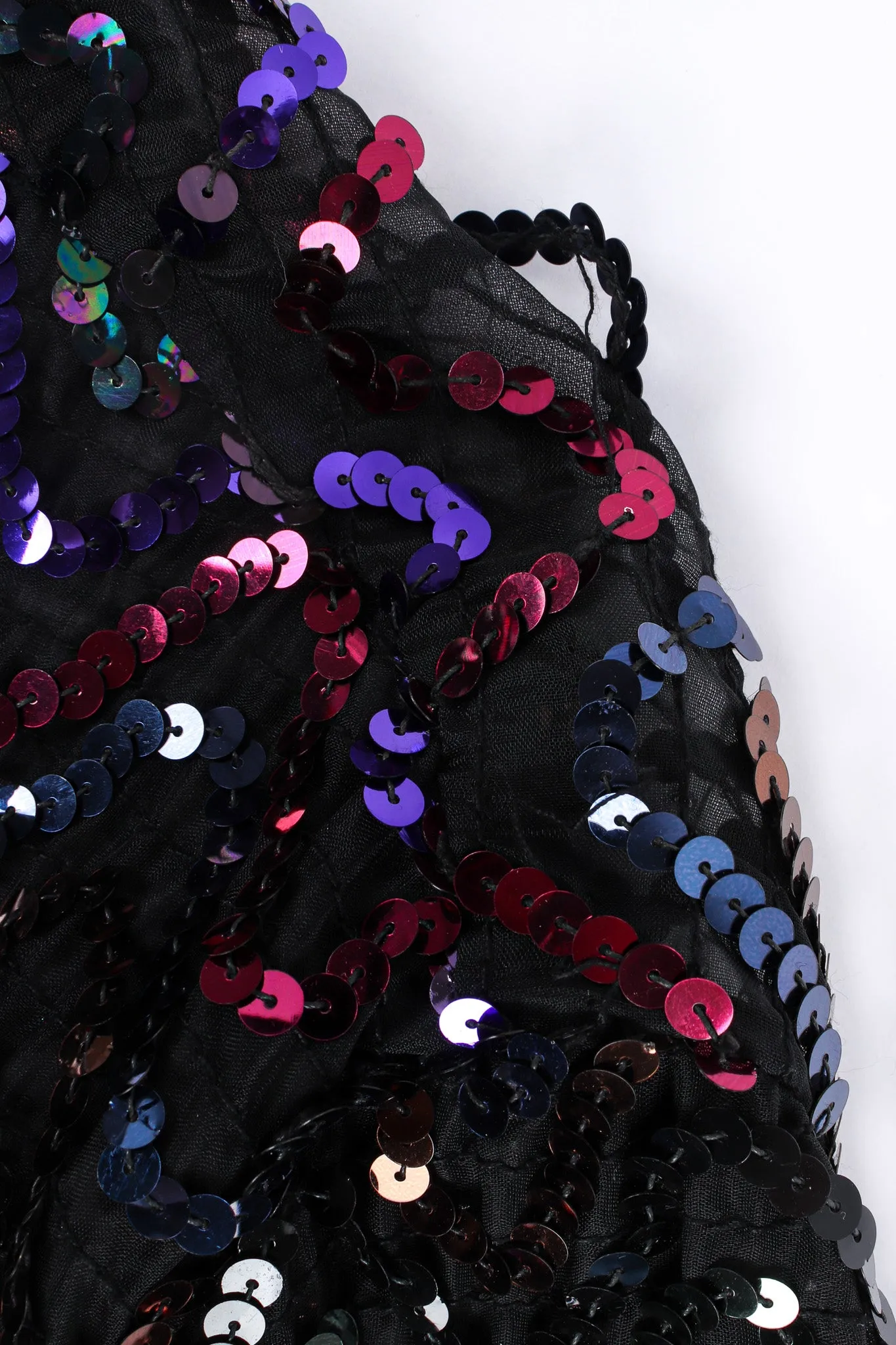 Swirl Sequin Sheer Jacket