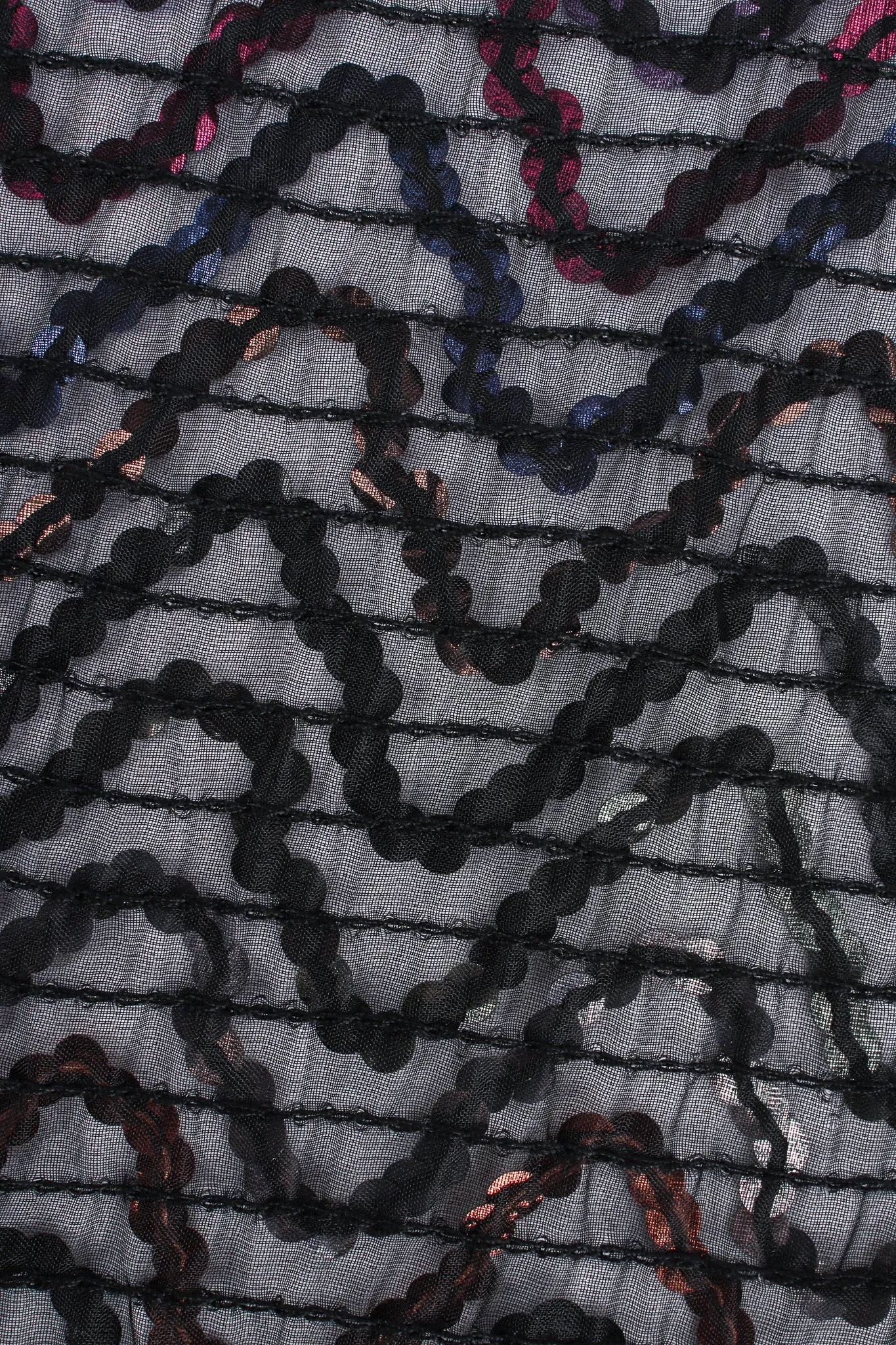 Swirl Sequin Sheer Jacket