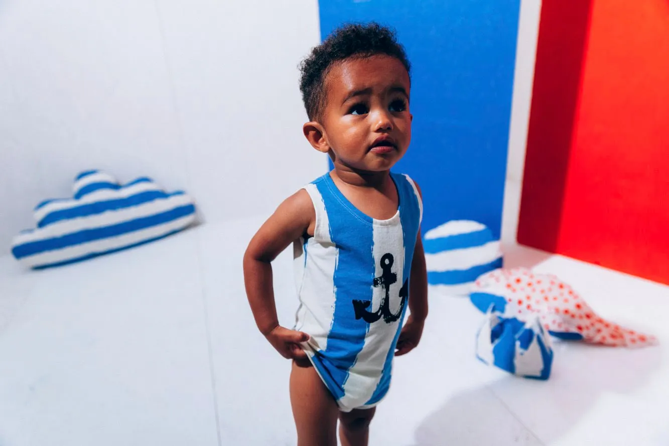 Tank Body // blue stripes XL // 3-6m // LAST ONE