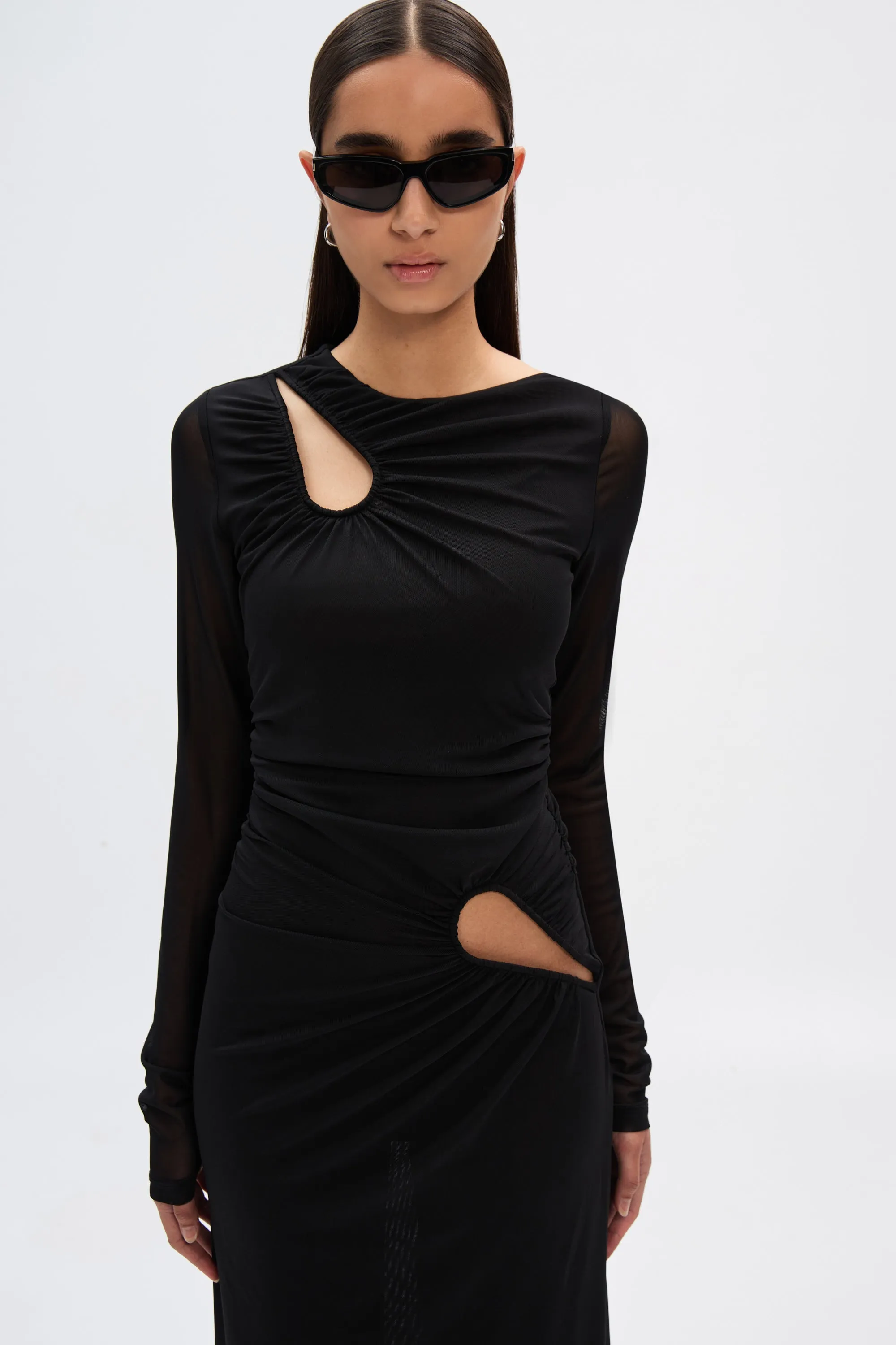 THE 'KALLIE' MESH DRESS