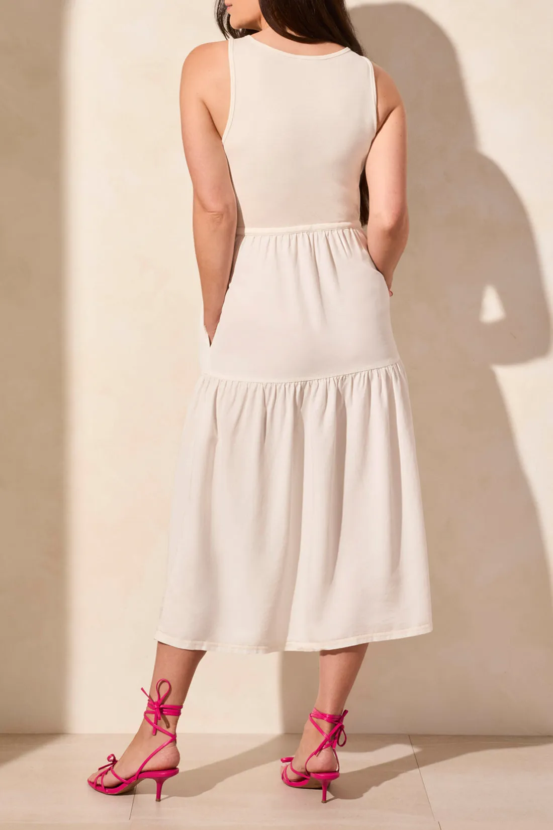 Tiered Midi Dress
