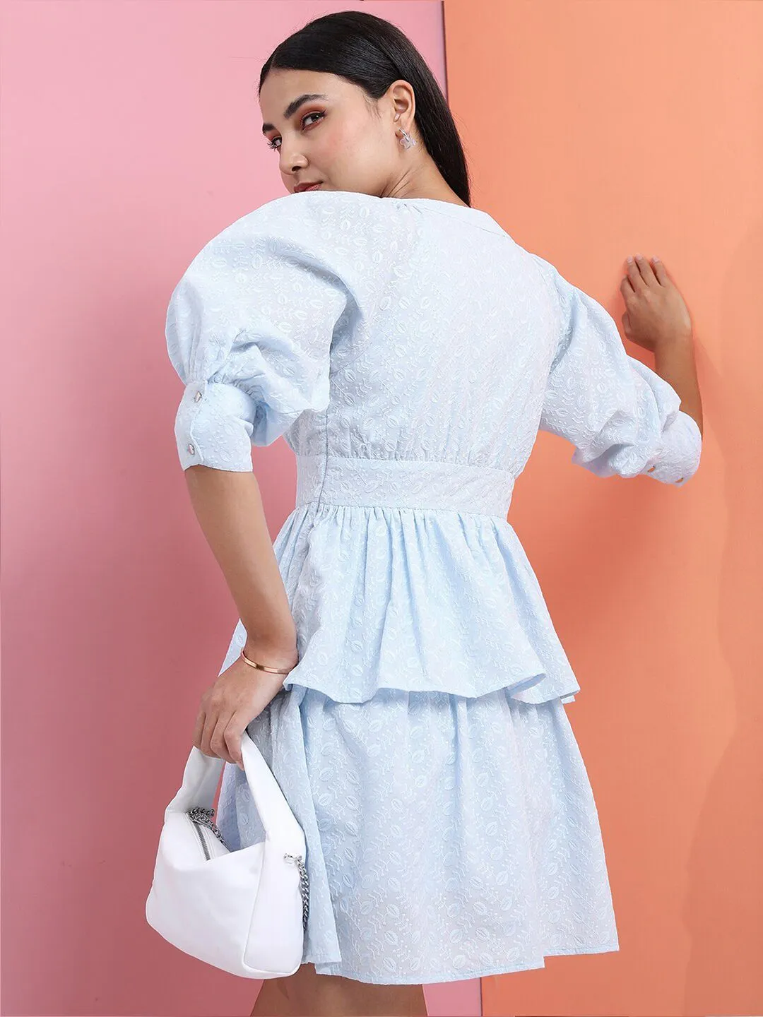 Tokyo Talkies Floral Embroidered Dress