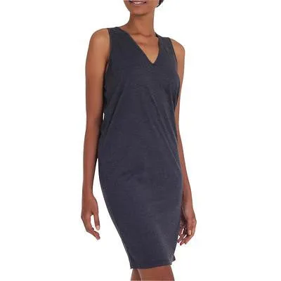 Trendy Sleeveless Graphite Dress