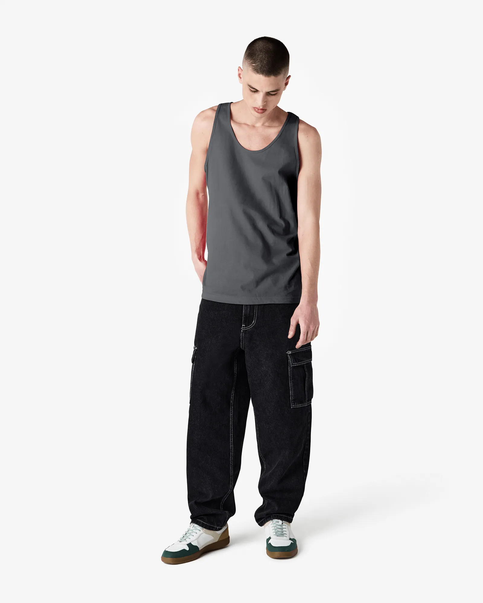 Unisex Fine Jersey Cotton Tank Top