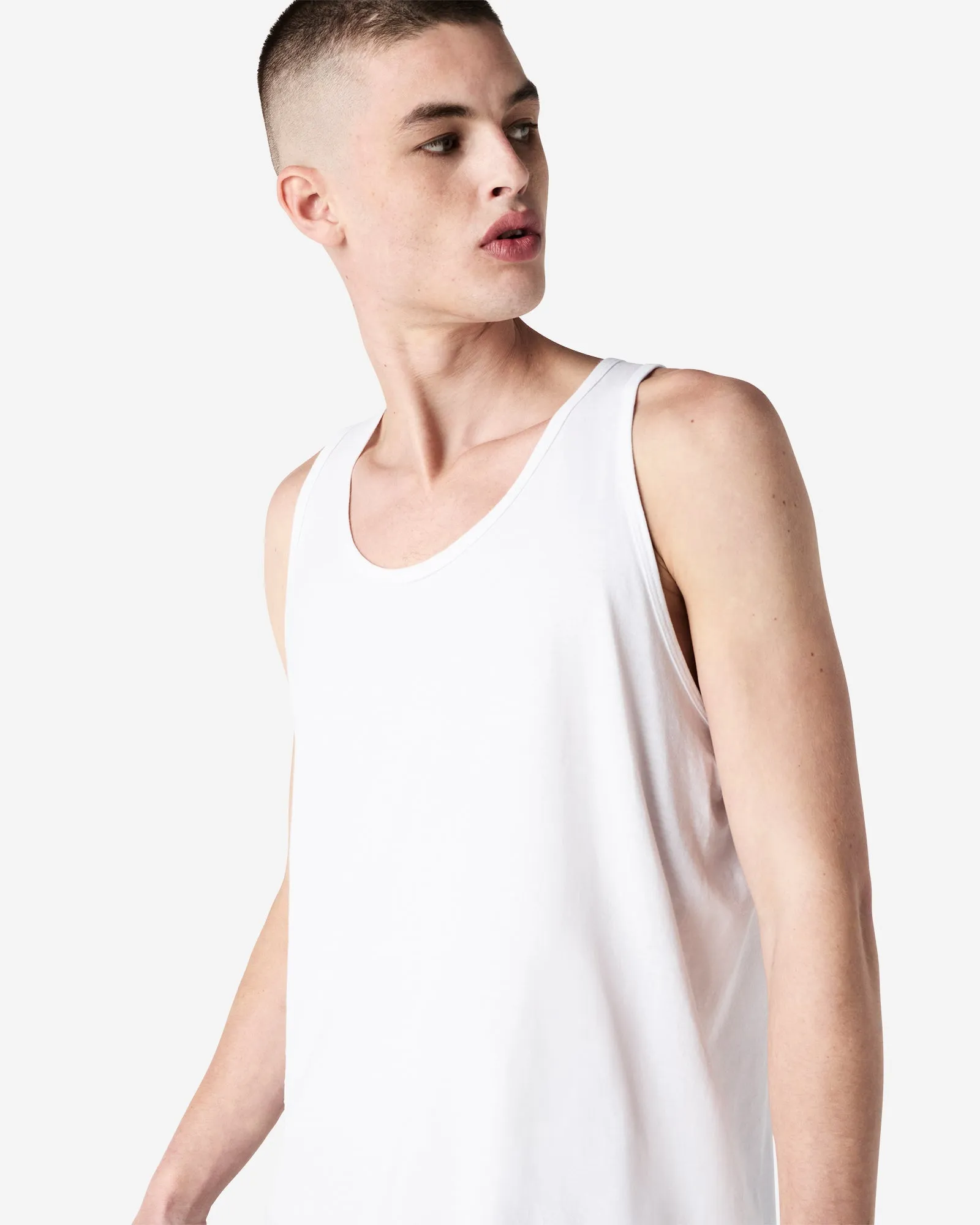 Unisex Fine Jersey Cotton Tank Top