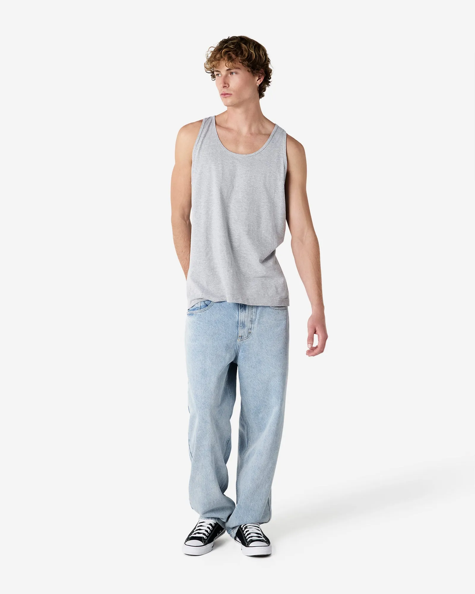 Unisex Fine Jersey Cotton Tank Top