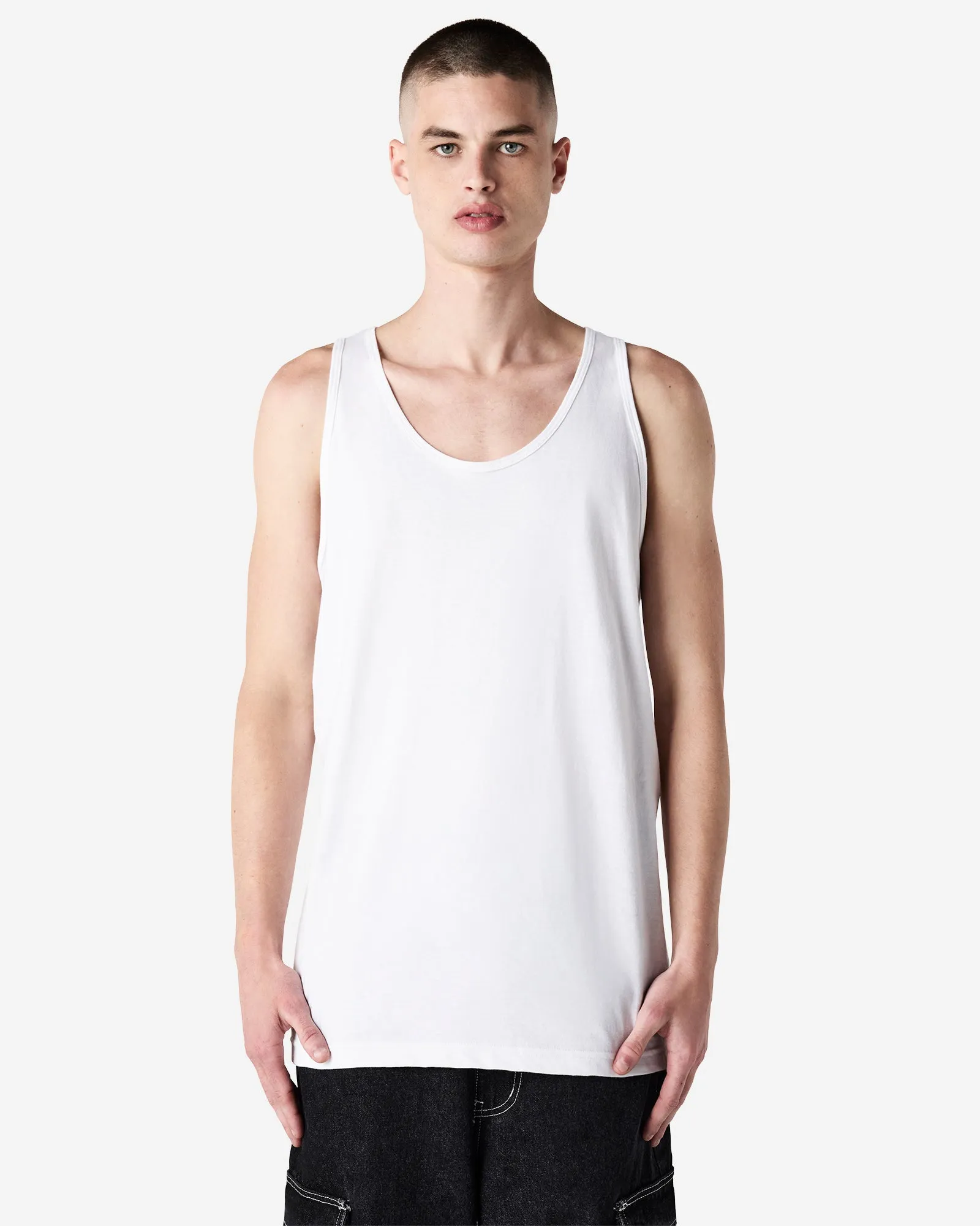 Unisex Fine Jersey Cotton Tank Top