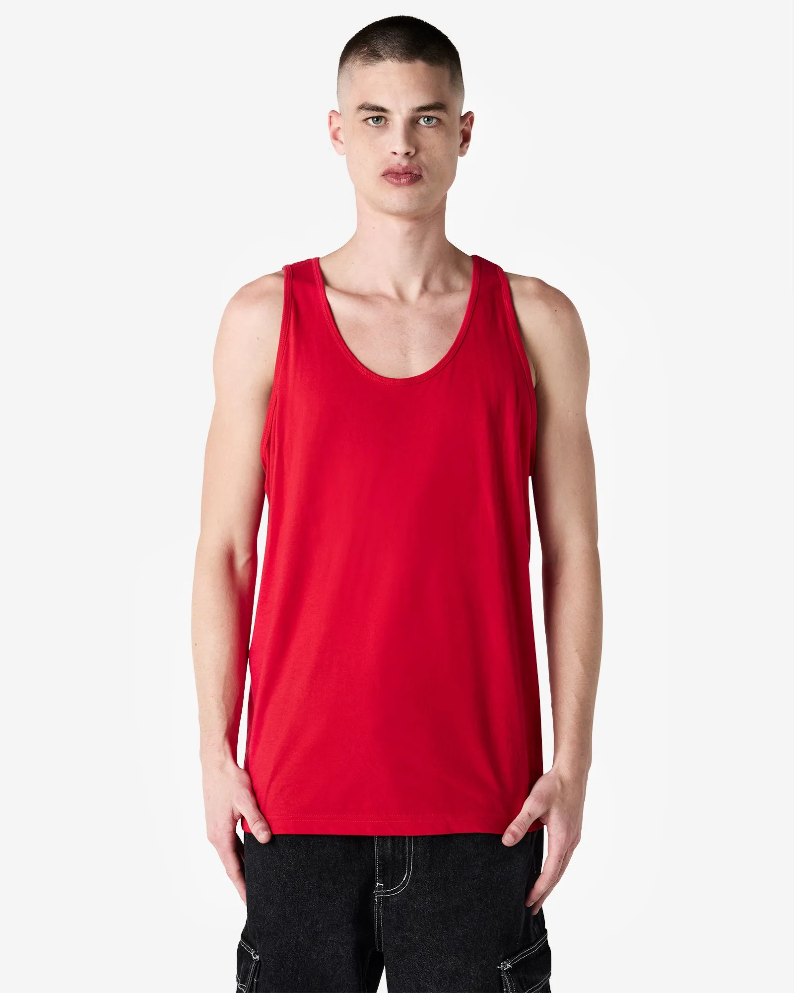 Unisex Fine Jersey Cotton Tank Top