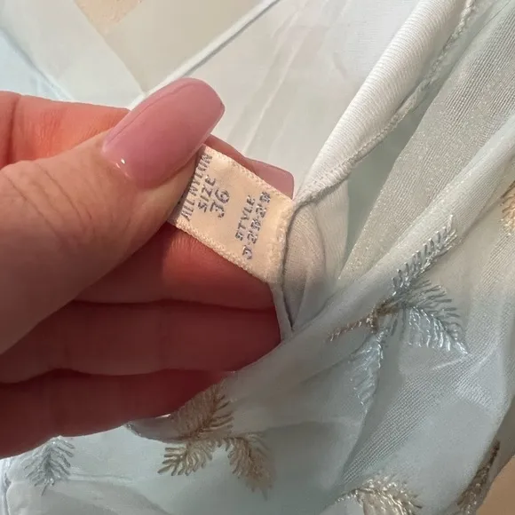Vanity Fair vintage blue nightgown