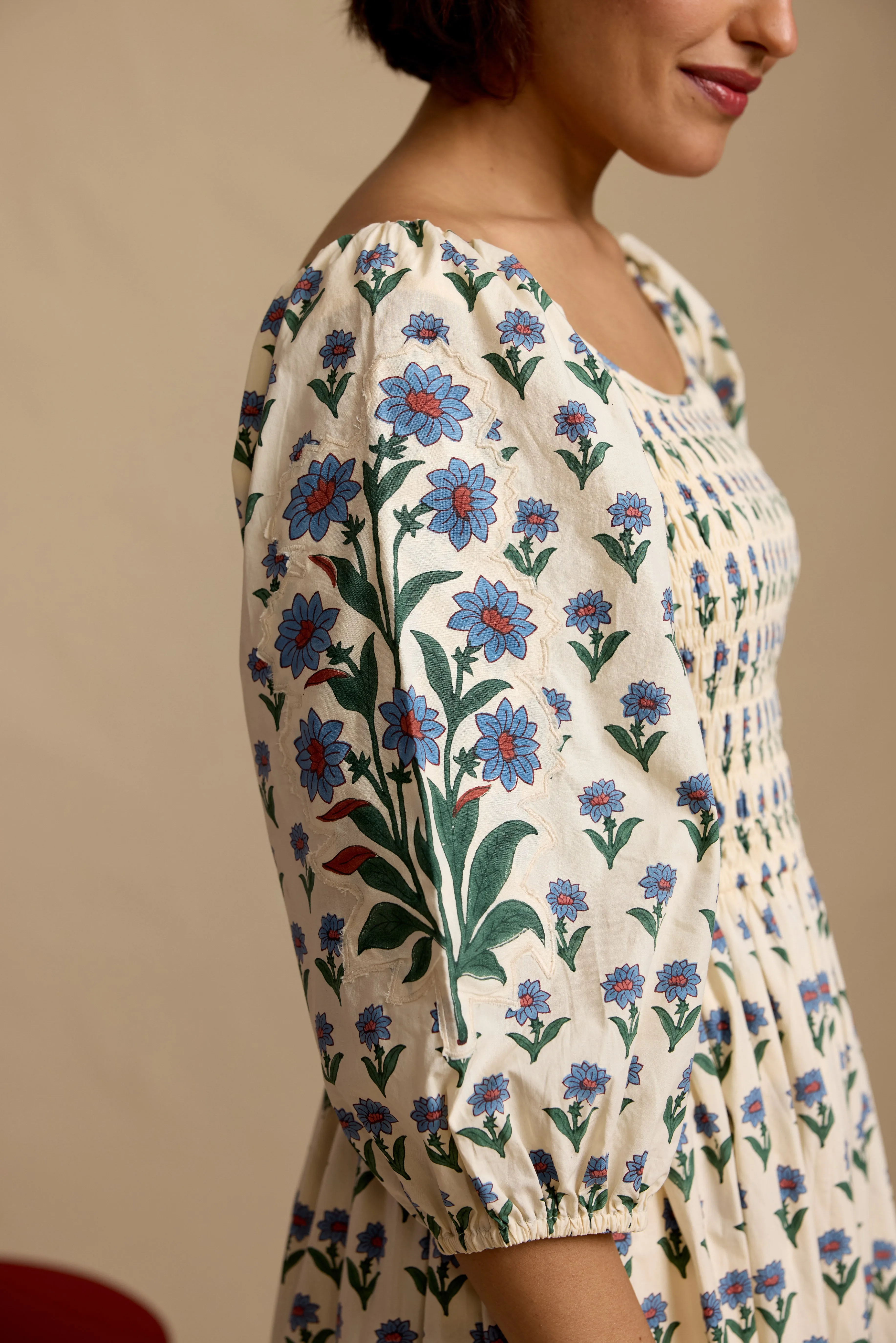 Venus Dress in Kashmir Flower