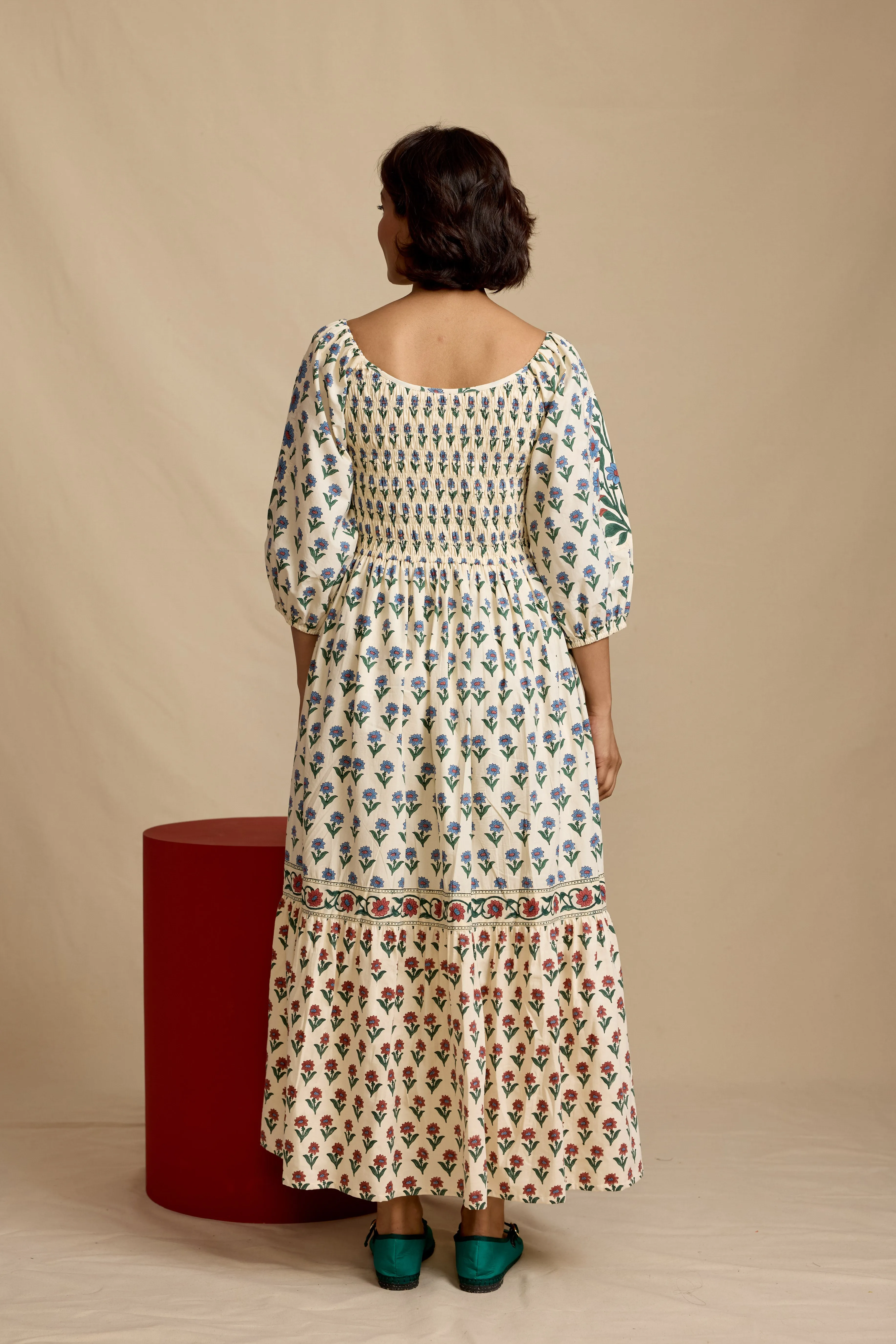 Venus Dress in Kashmir Flower