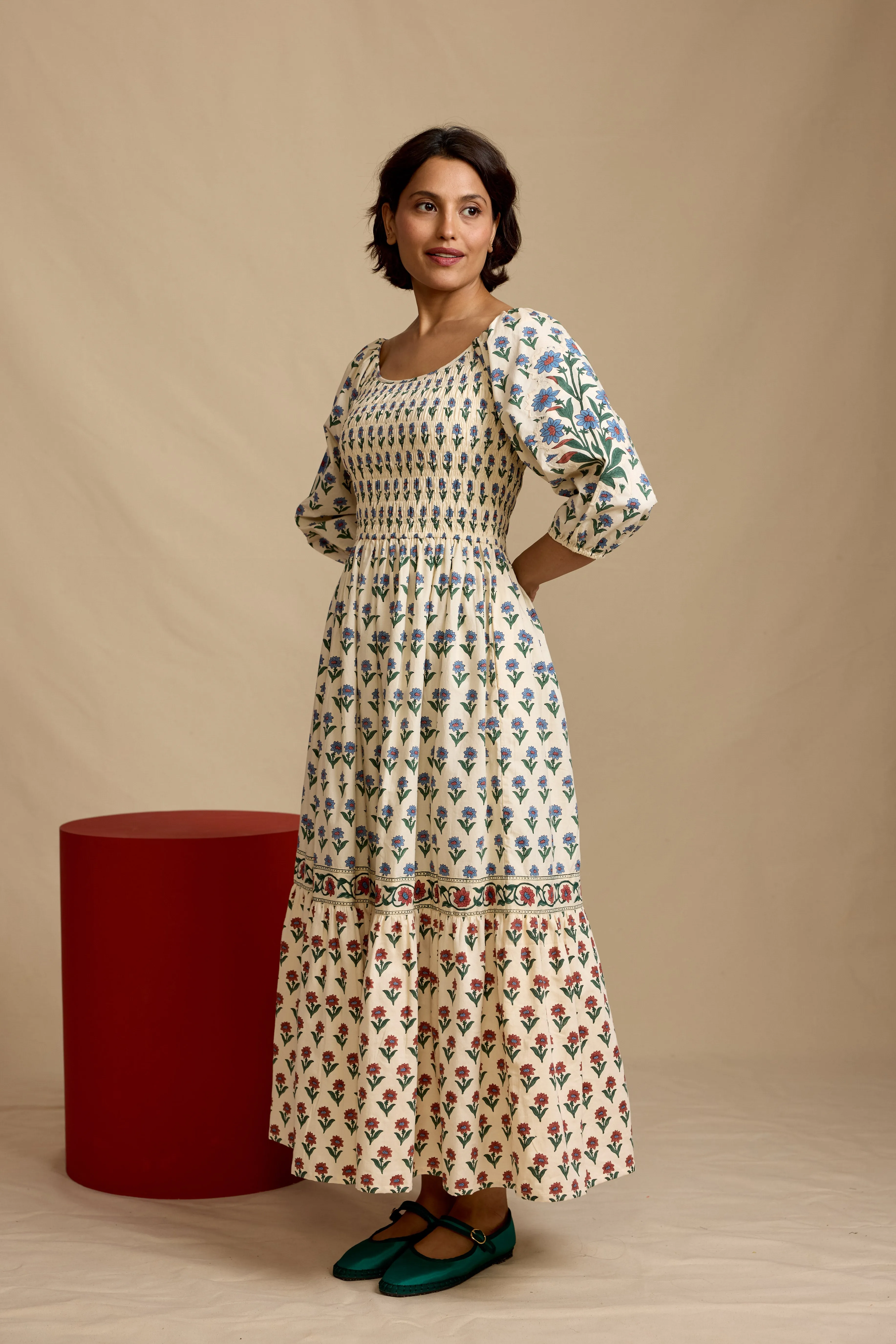 Venus Dress in Kashmir Flower