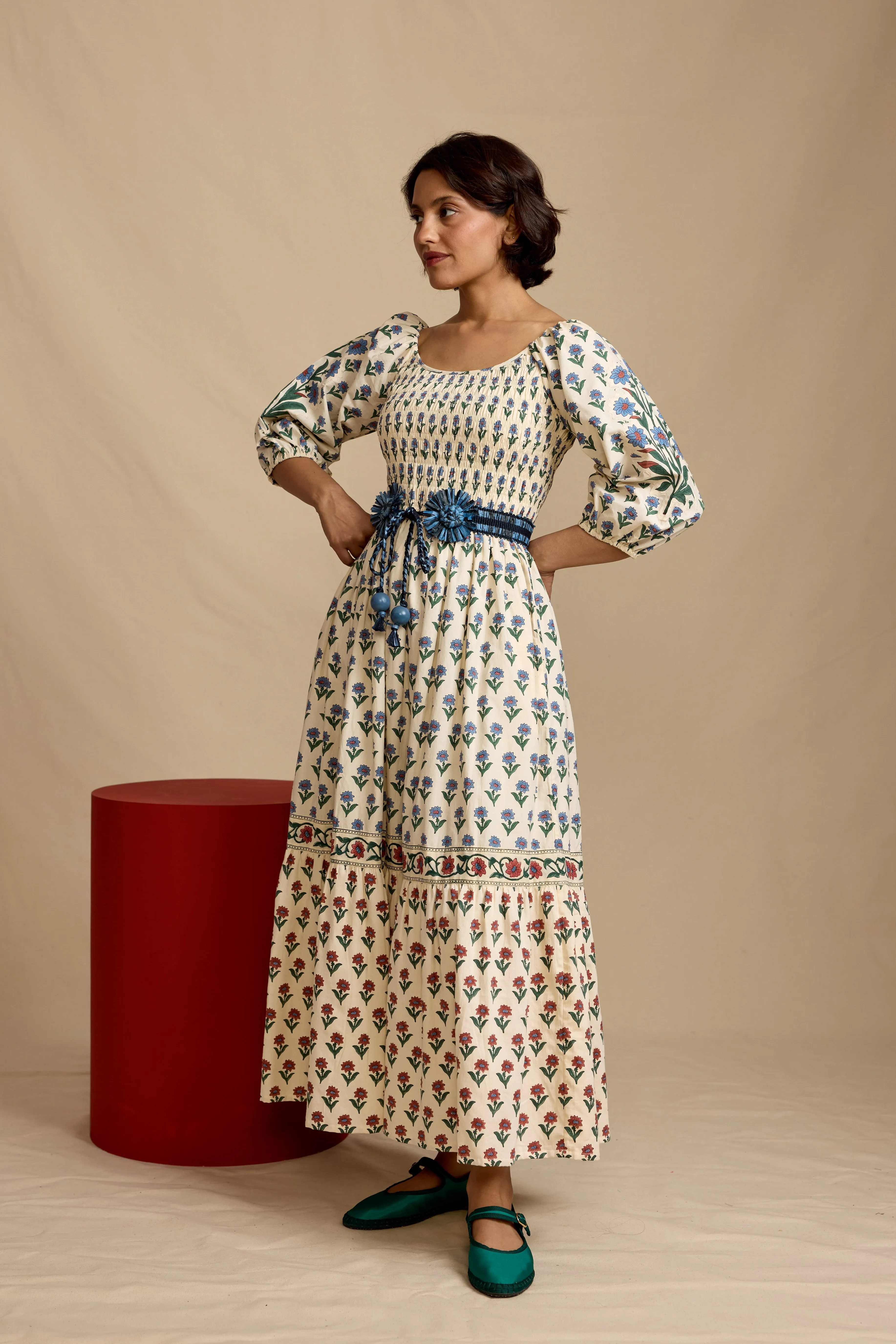 Venus Dress in Kashmir Flower