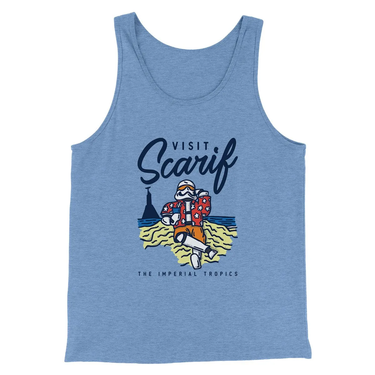 Visit Scarif Funny Movie Men/Unisex Tank Top
