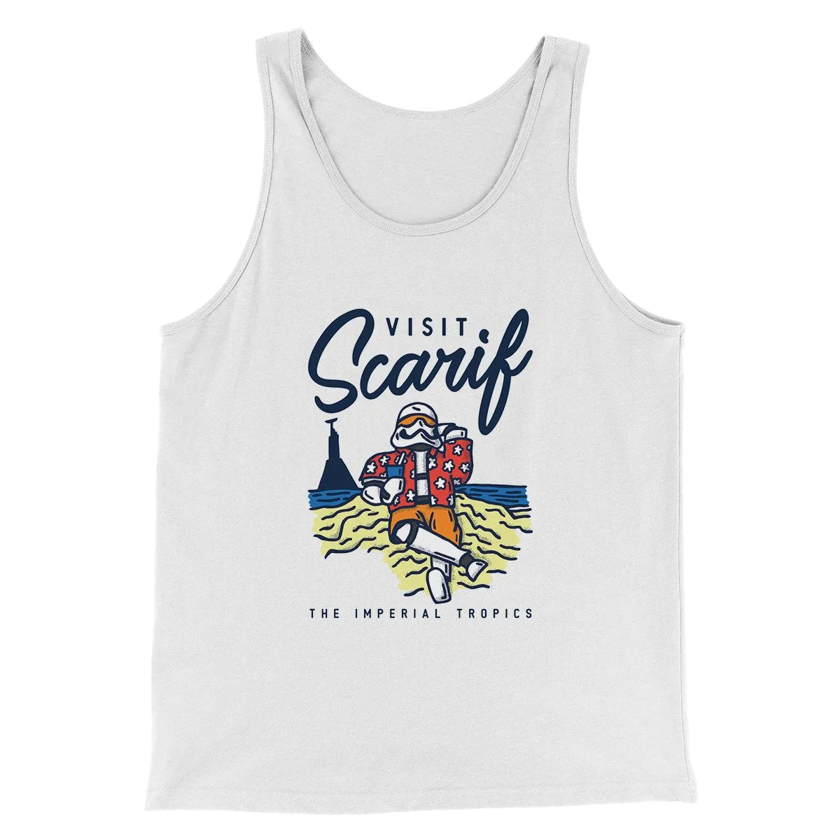 Visit Scarif Funny Movie Men/Unisex Tank Top