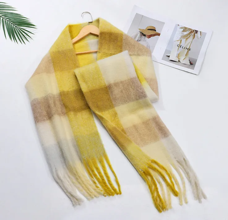 Warm Female Student Thickened Scarf