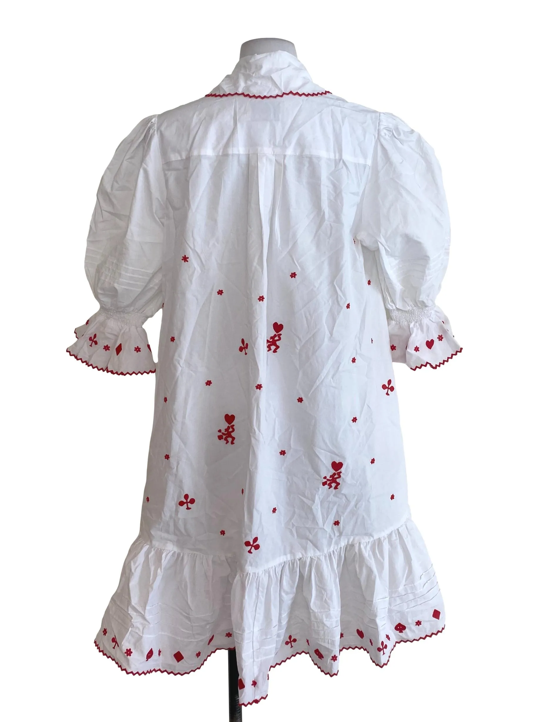 White Embroidered Tunic Dress