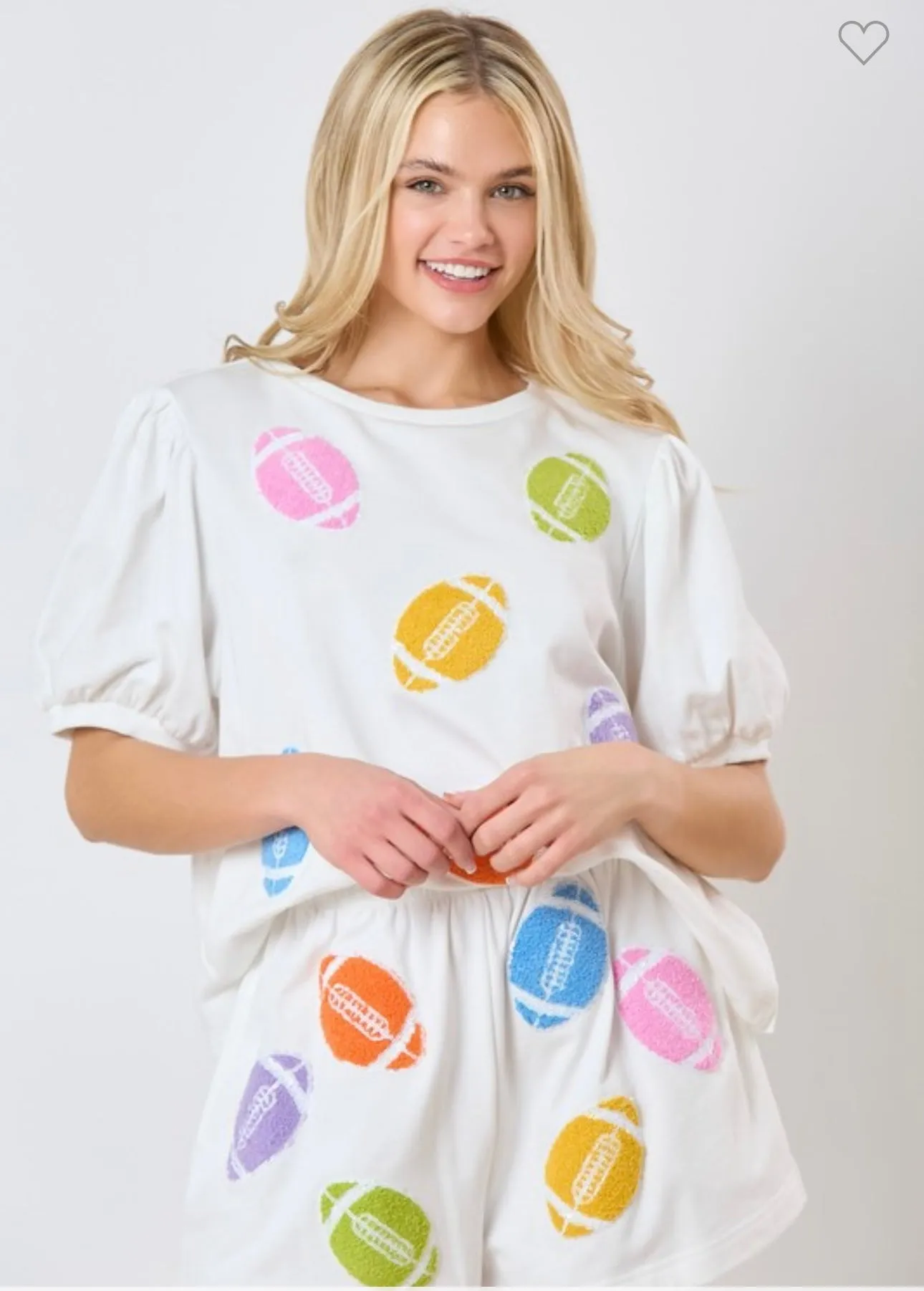 White Football Set