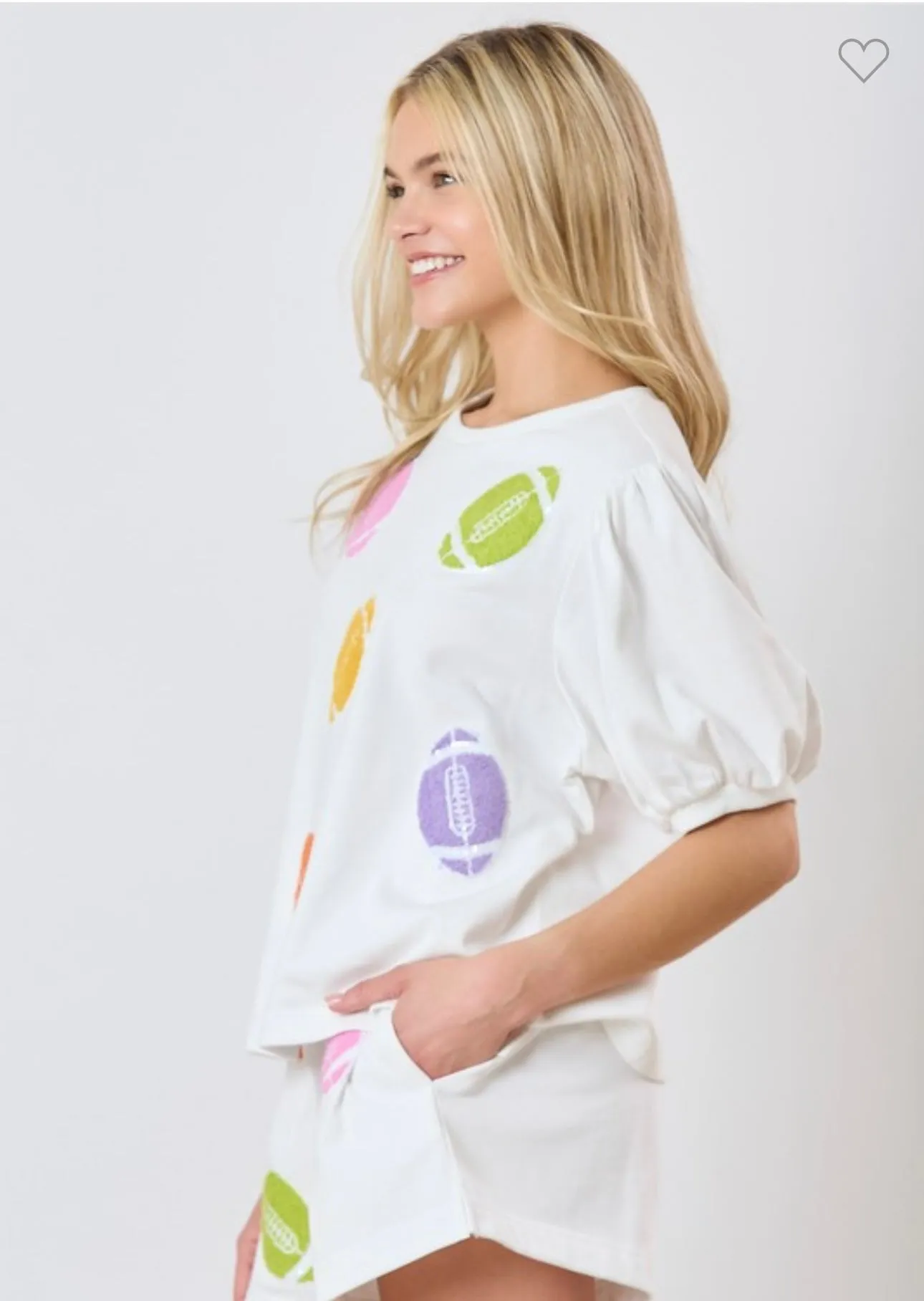 White Football Set