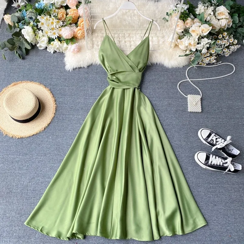 Women Sexy A-line Party Long Dress