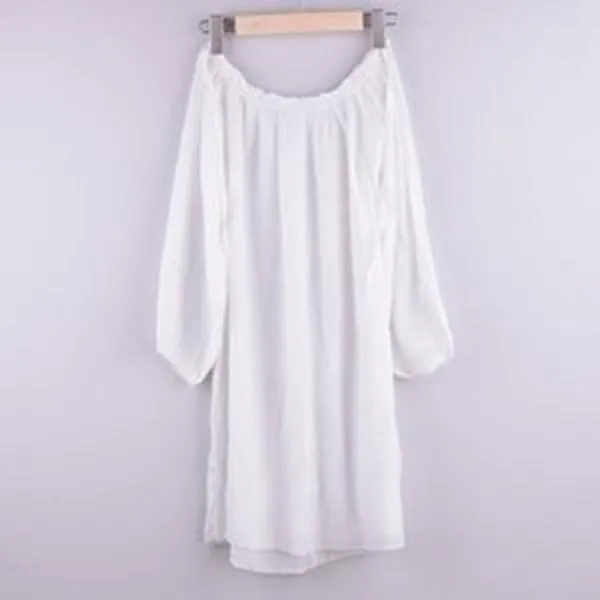 Women Summer Beach Wear Off Shoulder Blouse, Swimwear Cover Up