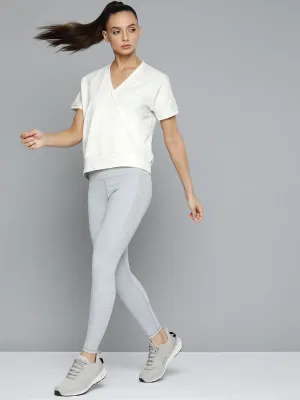 Women White Solid Organic Cotton T-shirt