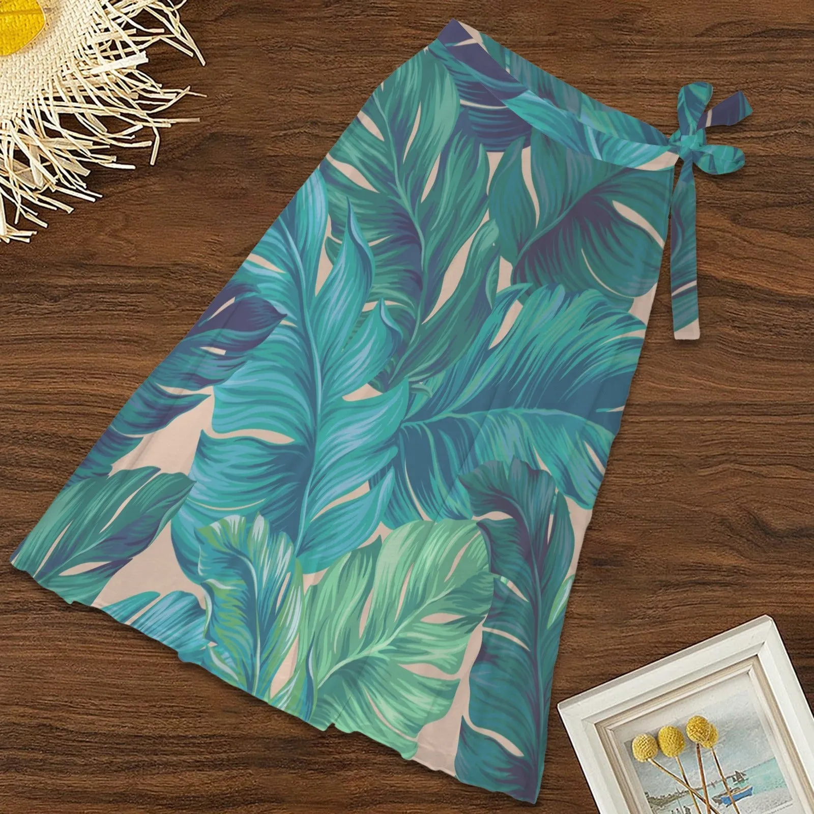 Women's Long Knot Side Cover Up
