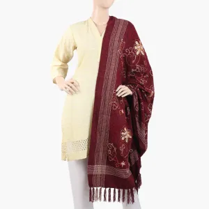 Women's Velvet Embroidered Shawl