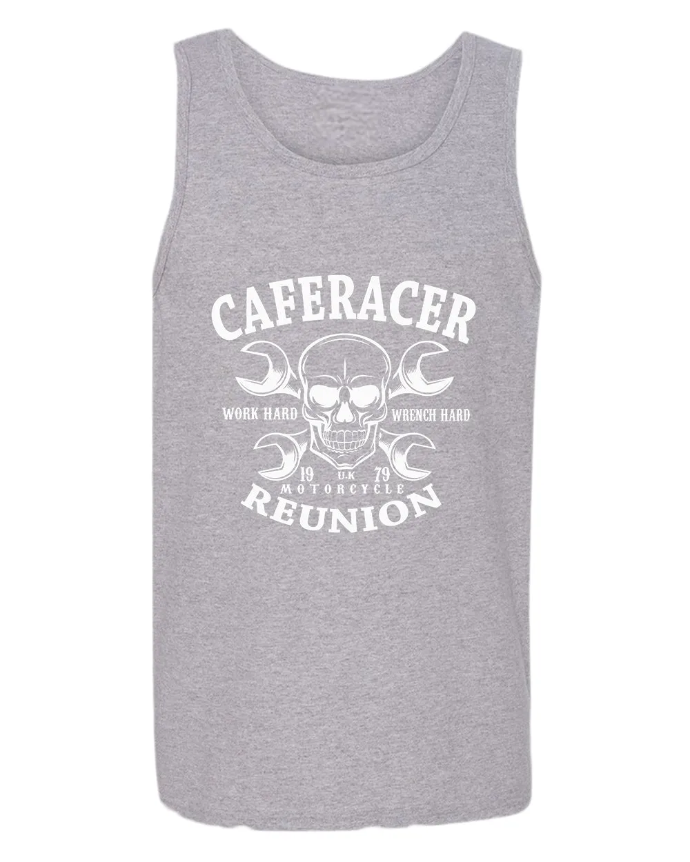 Work hard wrench hard motorcycle reunion tank top