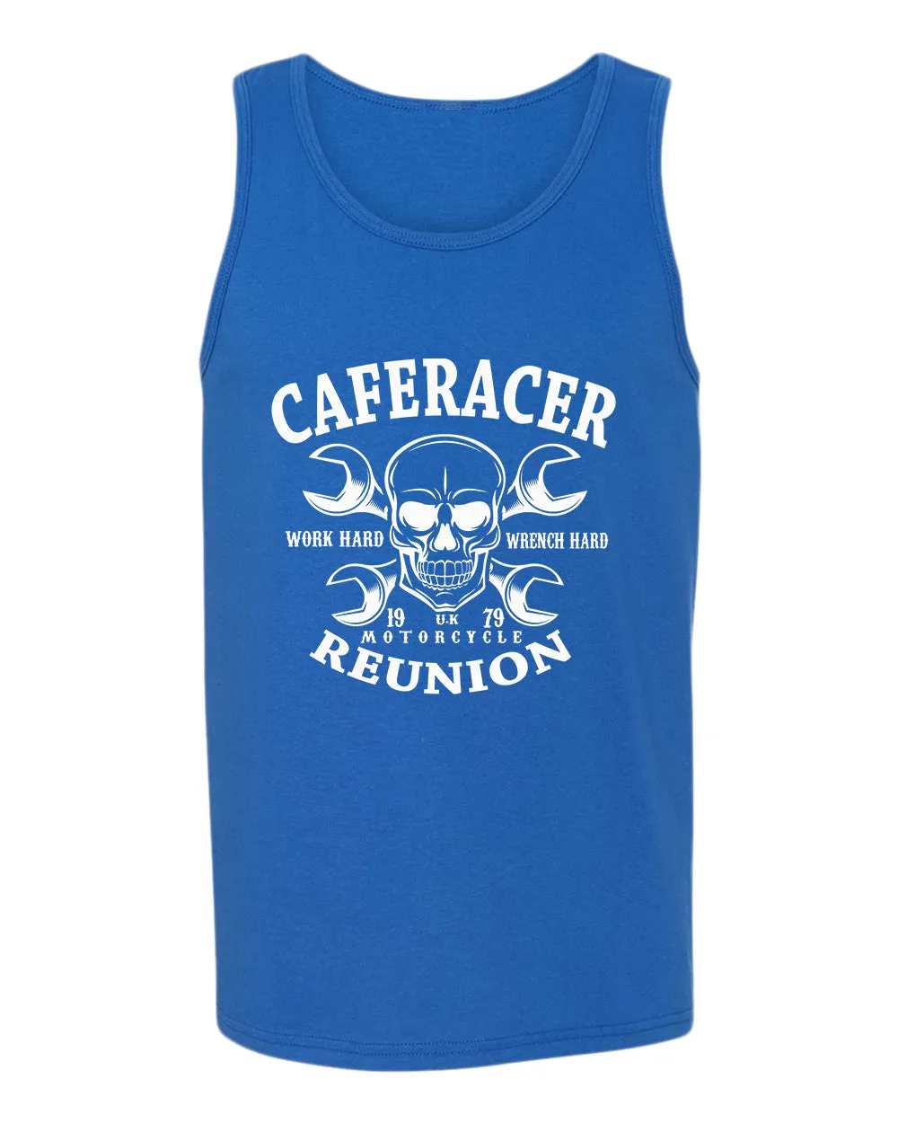 Work hard wrench hard motorcycle reunion tank top