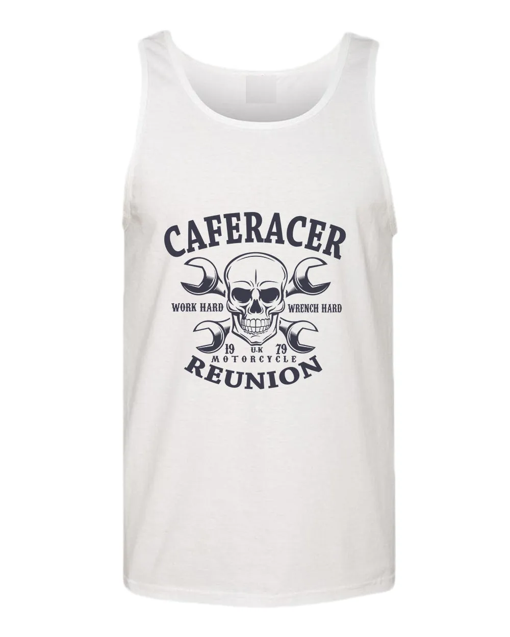 Work hard wrench hard motorcycle reunion tank top
