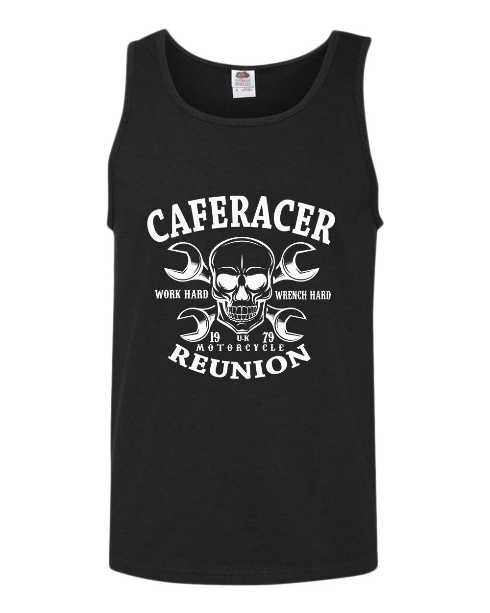 Work hard wrench hard motorcycle reunion tank top