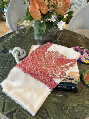 YASER | PAISLEY EMBROIDERED SHAWL