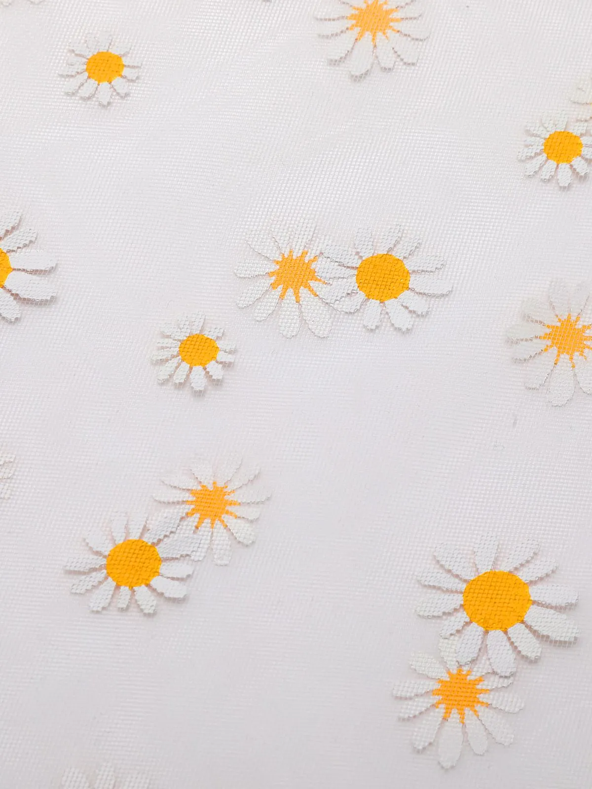 Yellow 1950s Suspender Swimsuit & Daisy Cover-Up