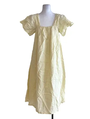 Yellow Cotton Tent Dress