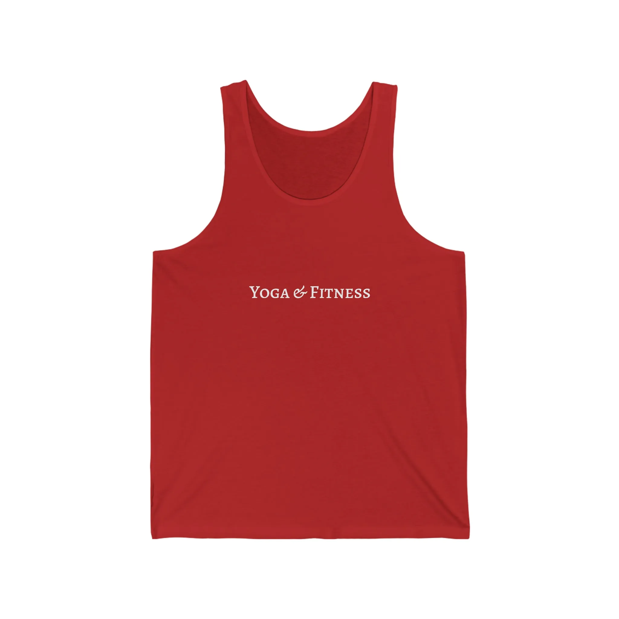 Yoga And Fitness Unisex Jersey Tank
